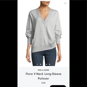 Rag and Bone Flora long sleeve v-neck pullover! Great condition